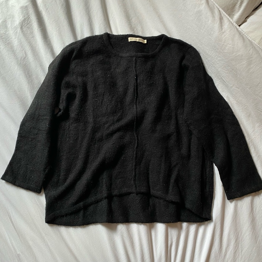 🔥5 for $25! Super Soft Oversized Black Sweater